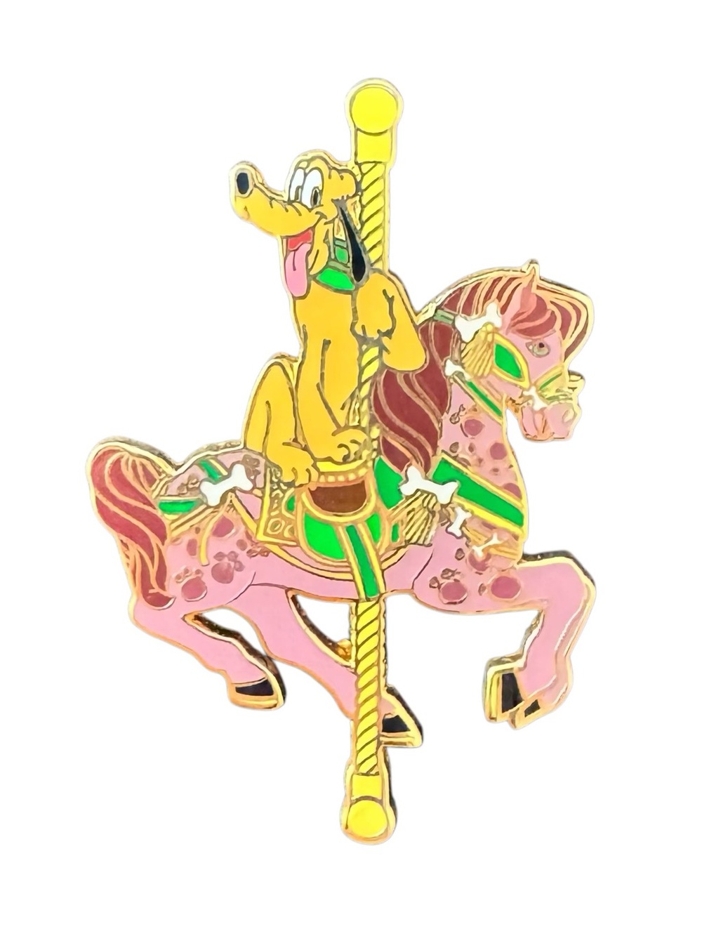 Disney Pin Pluto Carousel Merry Go Round Horse LE 1000 NWOT - Picture 3 of 5